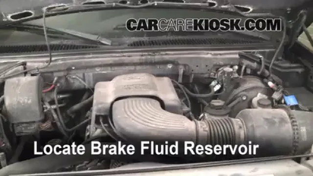 1999 Ford F-150 XLT 4.6L V8 Extended Cab Pickup (4 Door) Brake Fluid Check Fluid Level